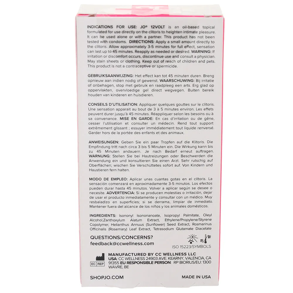 12 Volt Clitoral Stimulant in .34oz/10ml