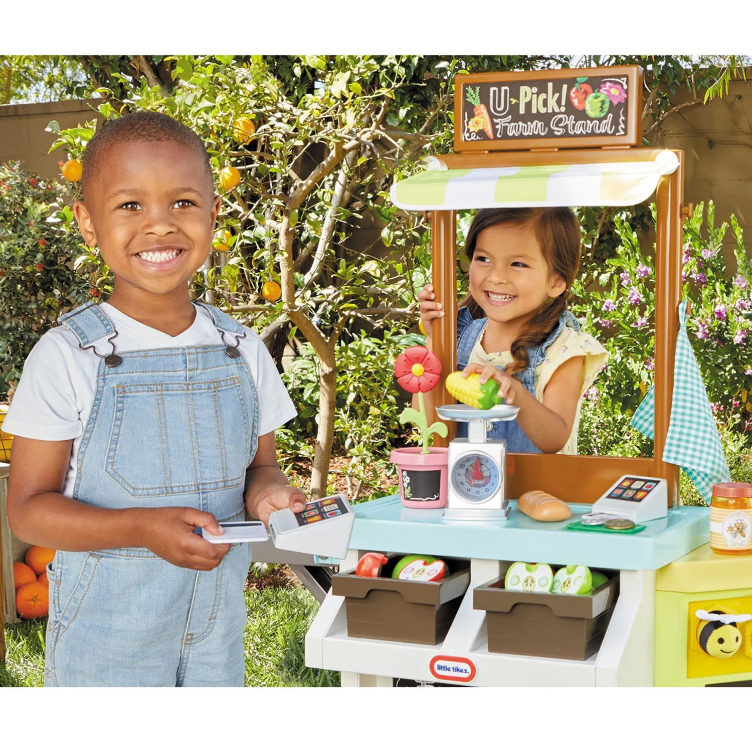 3-in-1 Garden to Table Market - Gardening Playset with 30  Accessories