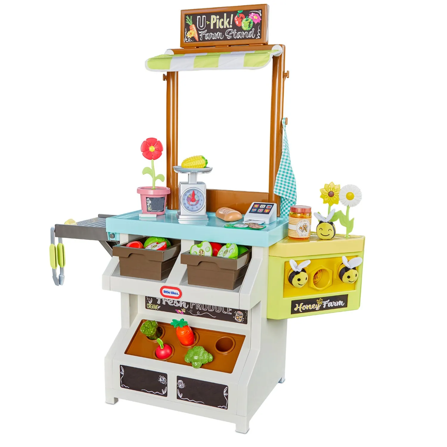 3-in-1 Garden to Table Market - Gardening Playset with 30  Accessories