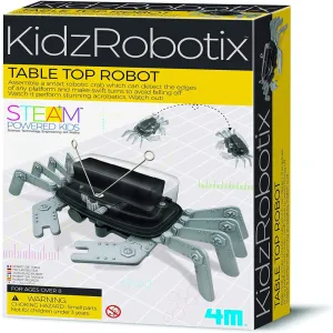 4M Table Top Robot - DIY Robotics STEM Kit - Edge Detector Robot for Kids