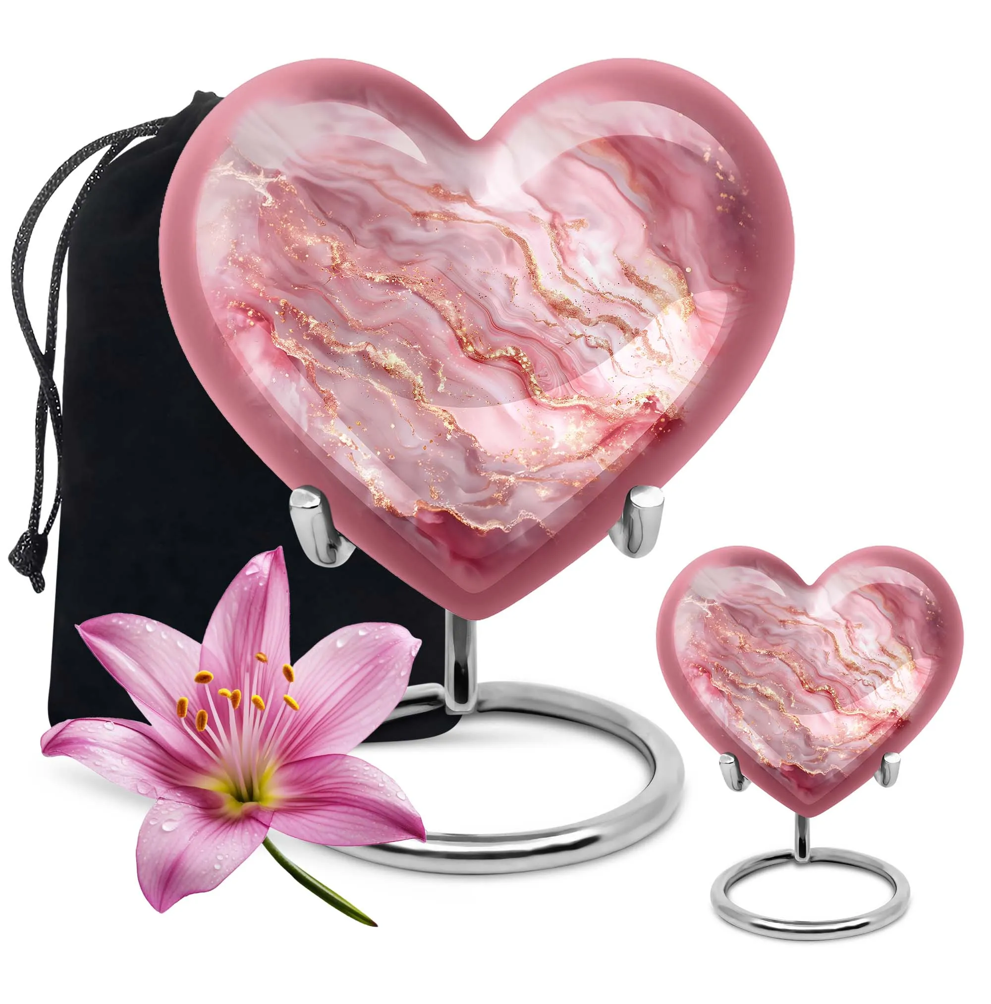 Abstract Eternity: Artistic Cremation Memorial Urn for Women