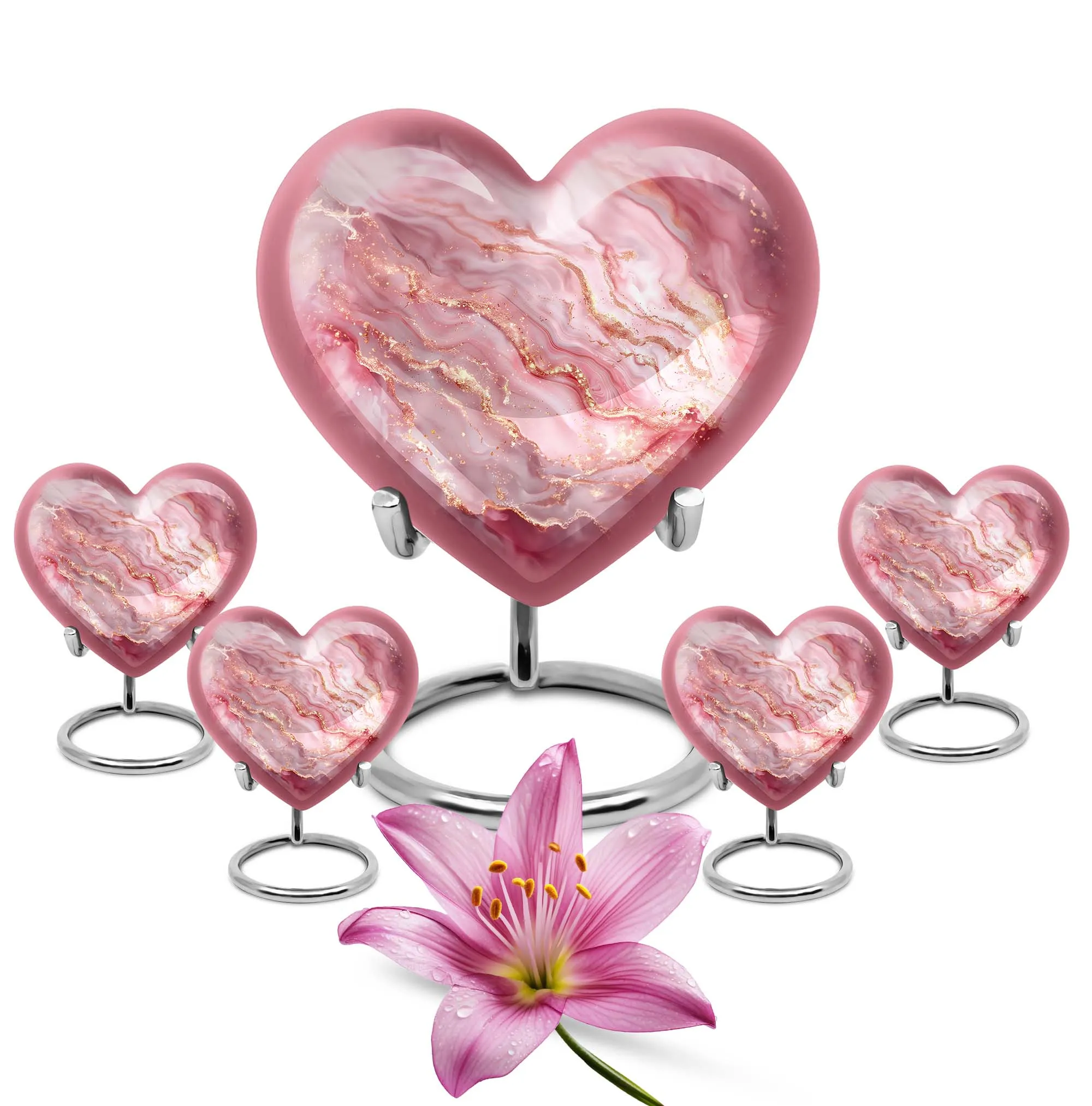 Abstract Eternity: Artistic Cremation Memorial Urn for Women