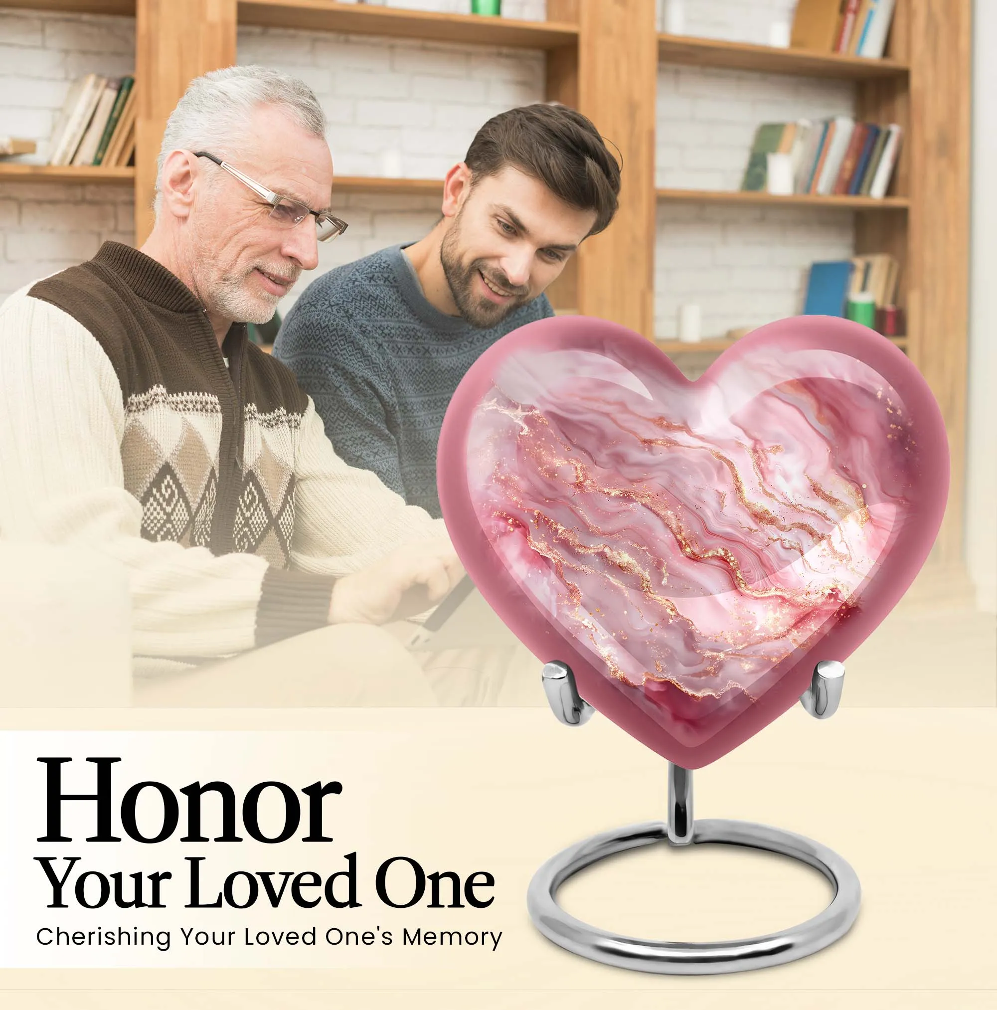 Abstract Eternity: Artistic Cremation Memorial Urn for Women