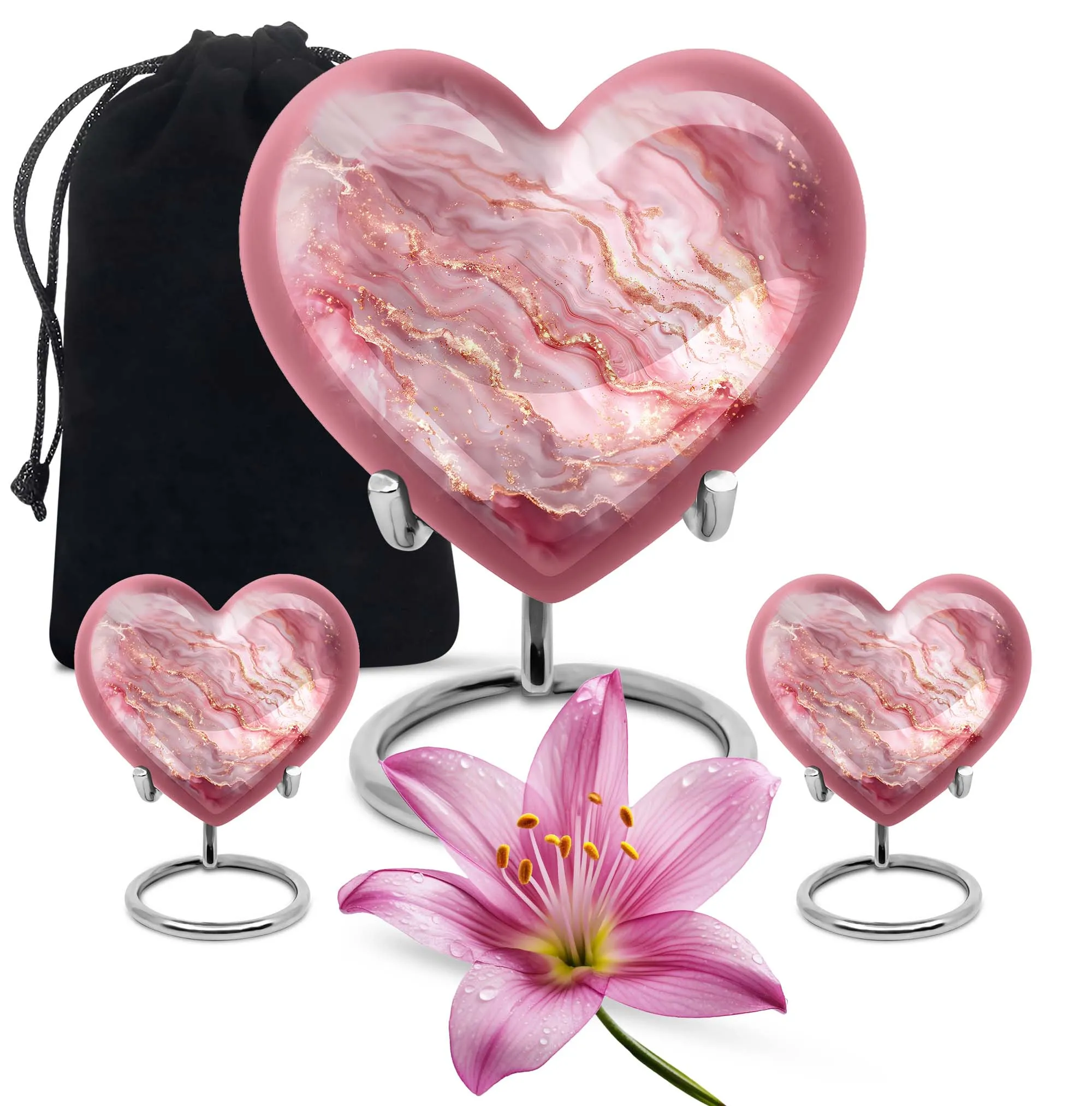 Abstract Eternity: Artistic Cremation Memorial Urn for Women