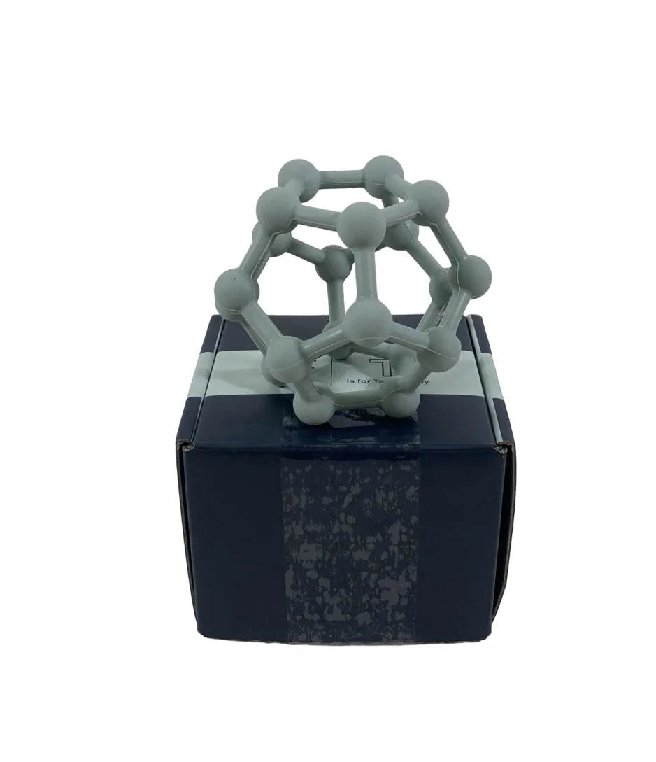 AEIOU Atom Silicone Teether Toy, Sage