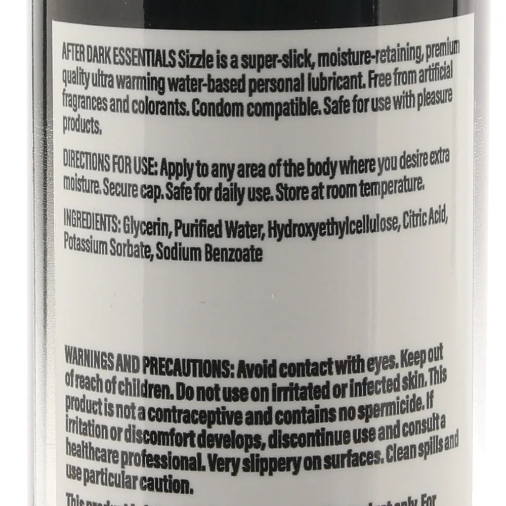 After Dark Essentials Warming Water Based Lube in 4oz/120ml
