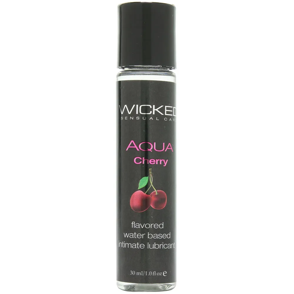 Aqua Flavored Lube 1oz/30ml in Cherry