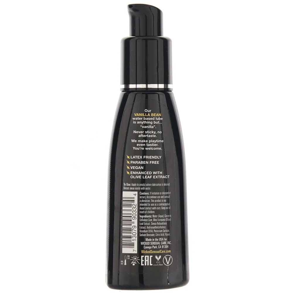 Aqua Flavored Lube 2oz/60ml in Vanilla Bean