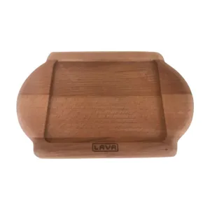Arcata 080730 Rectangular Dish Wood Underliner, 9-3/8" x 6"