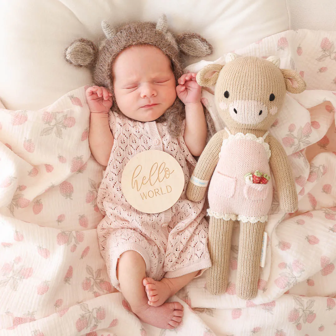 Ava the Cow - Powder Pink