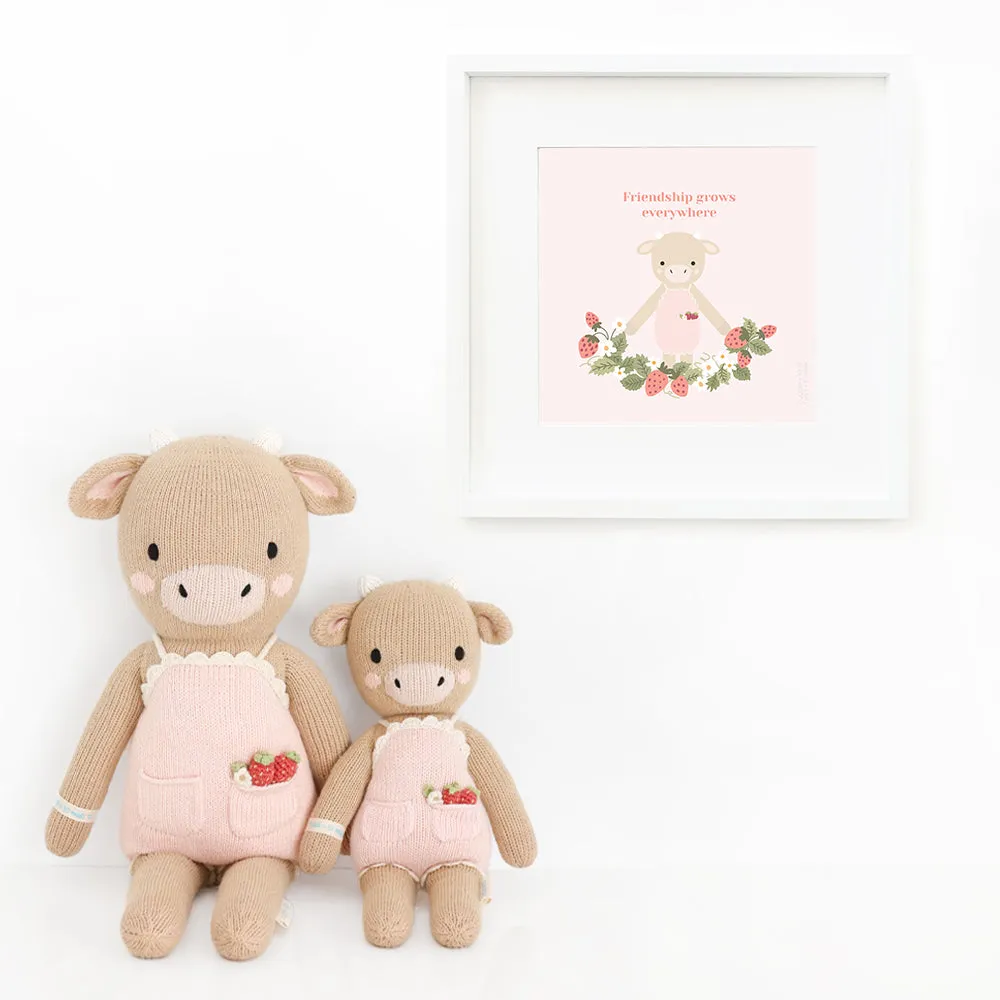 Ava the Cow - Powder Pink