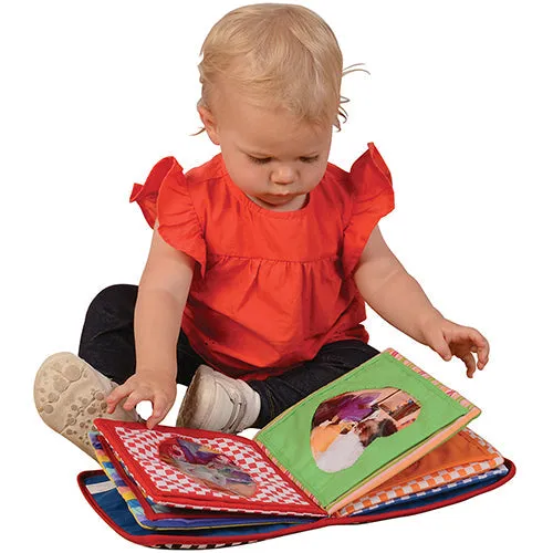 Baby's First Photo Album | Interactive Family & Friends Recognition Book with Mirror
