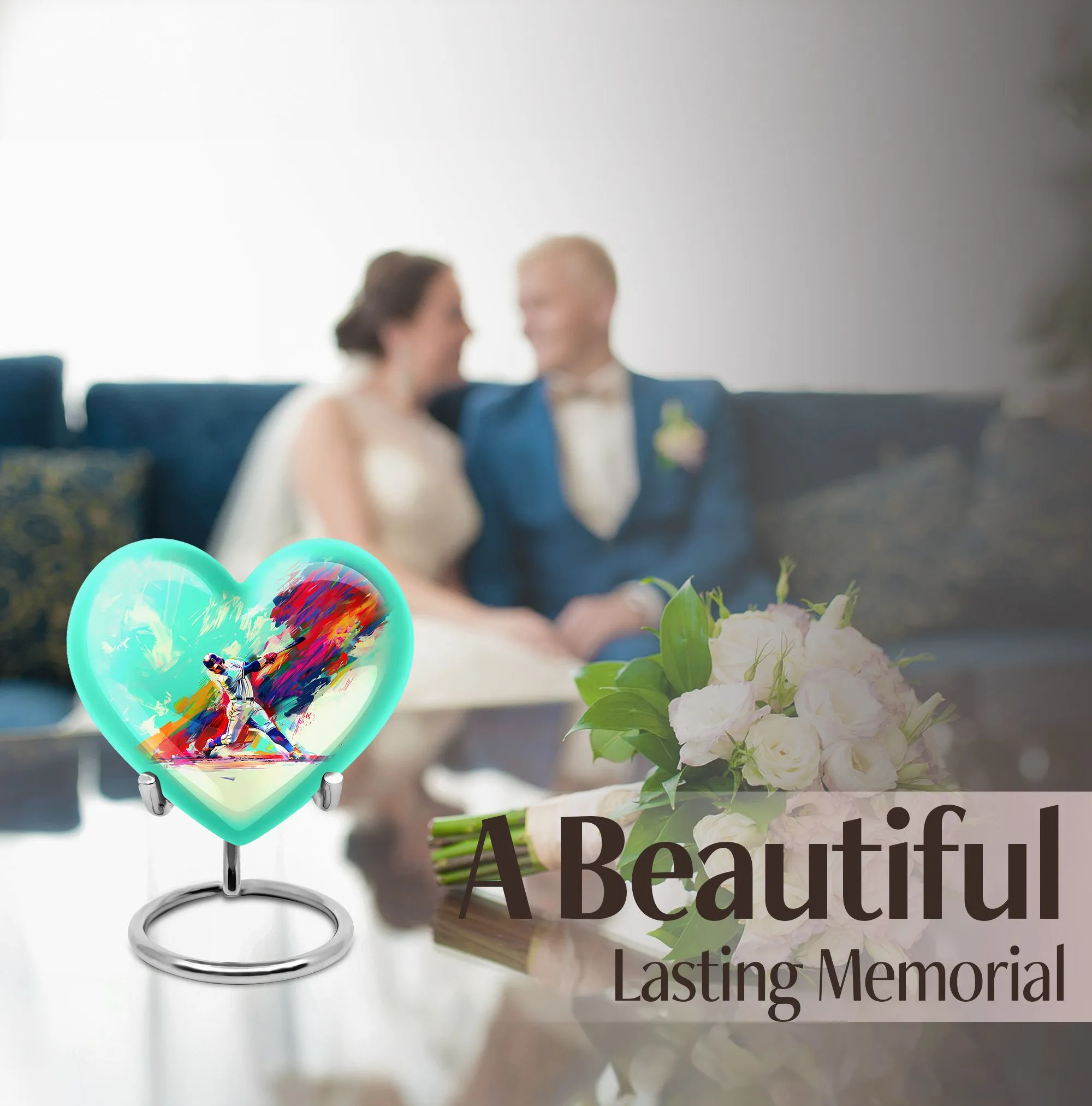 Baseball-inspired Eternal Rest Cremation Urn for Loved Ones