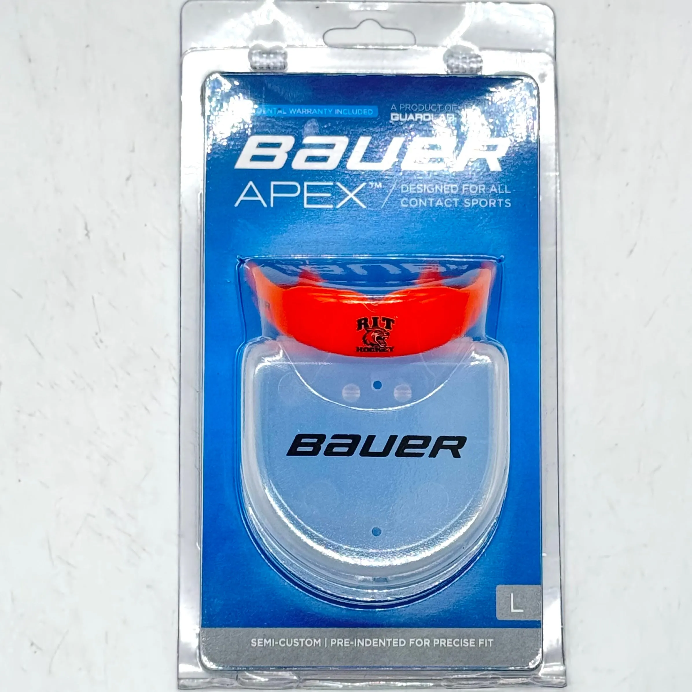 Bauer APEX Mouth Guard (Orange)