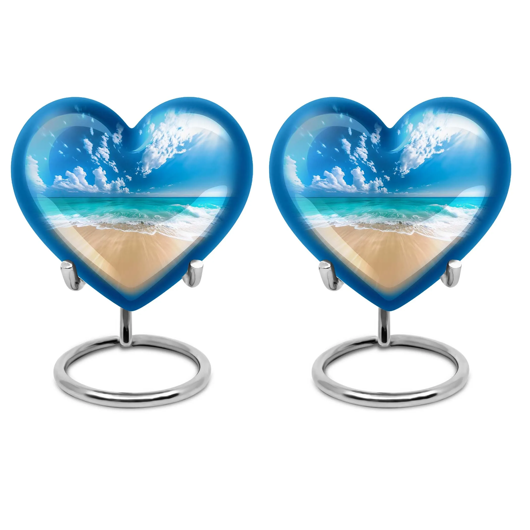 Beach Urn; Elegant Memorial Place for Cherished Memories