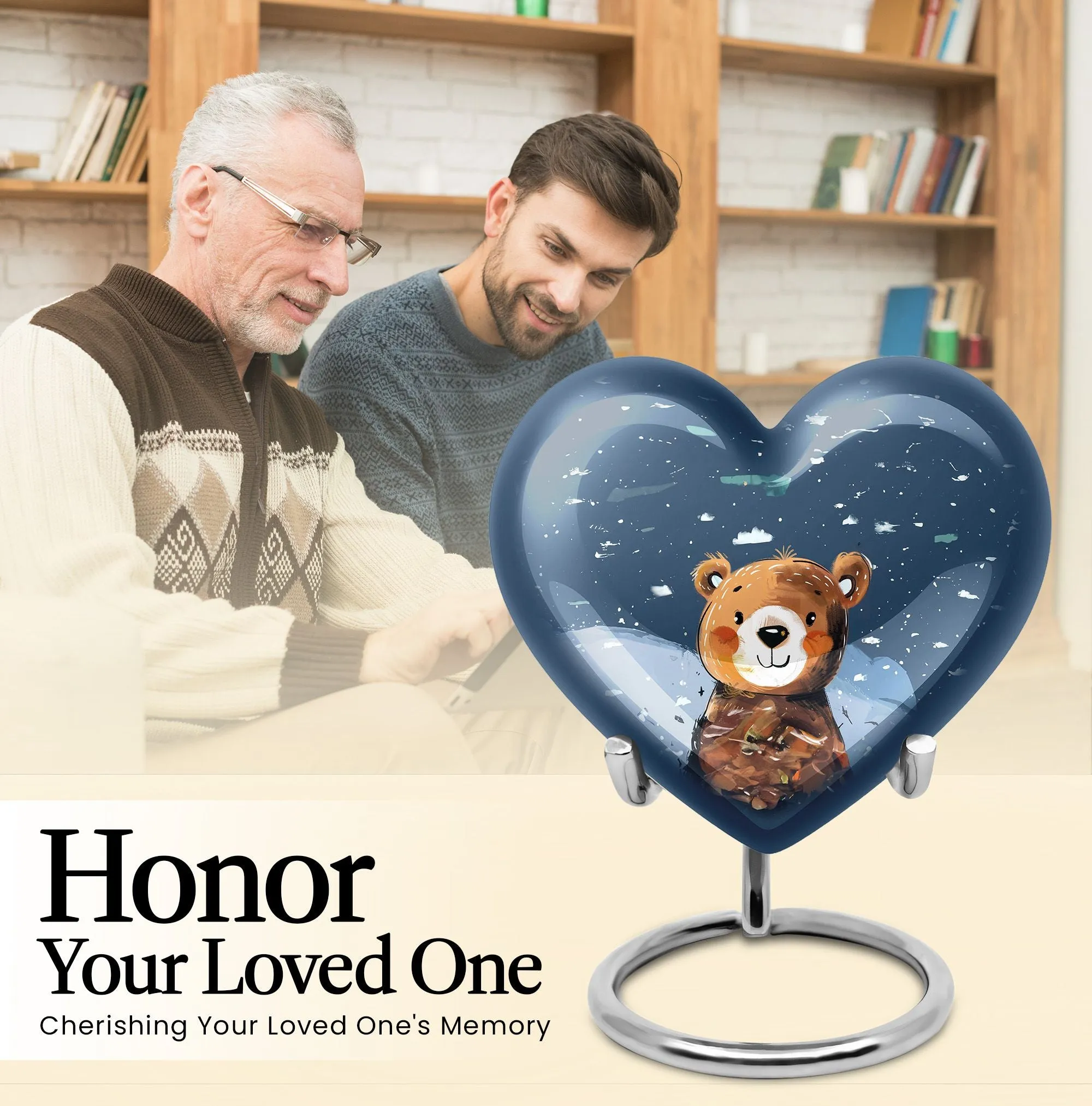Bear Urn For Adult Male Supremacy Funeral Memorial Urn