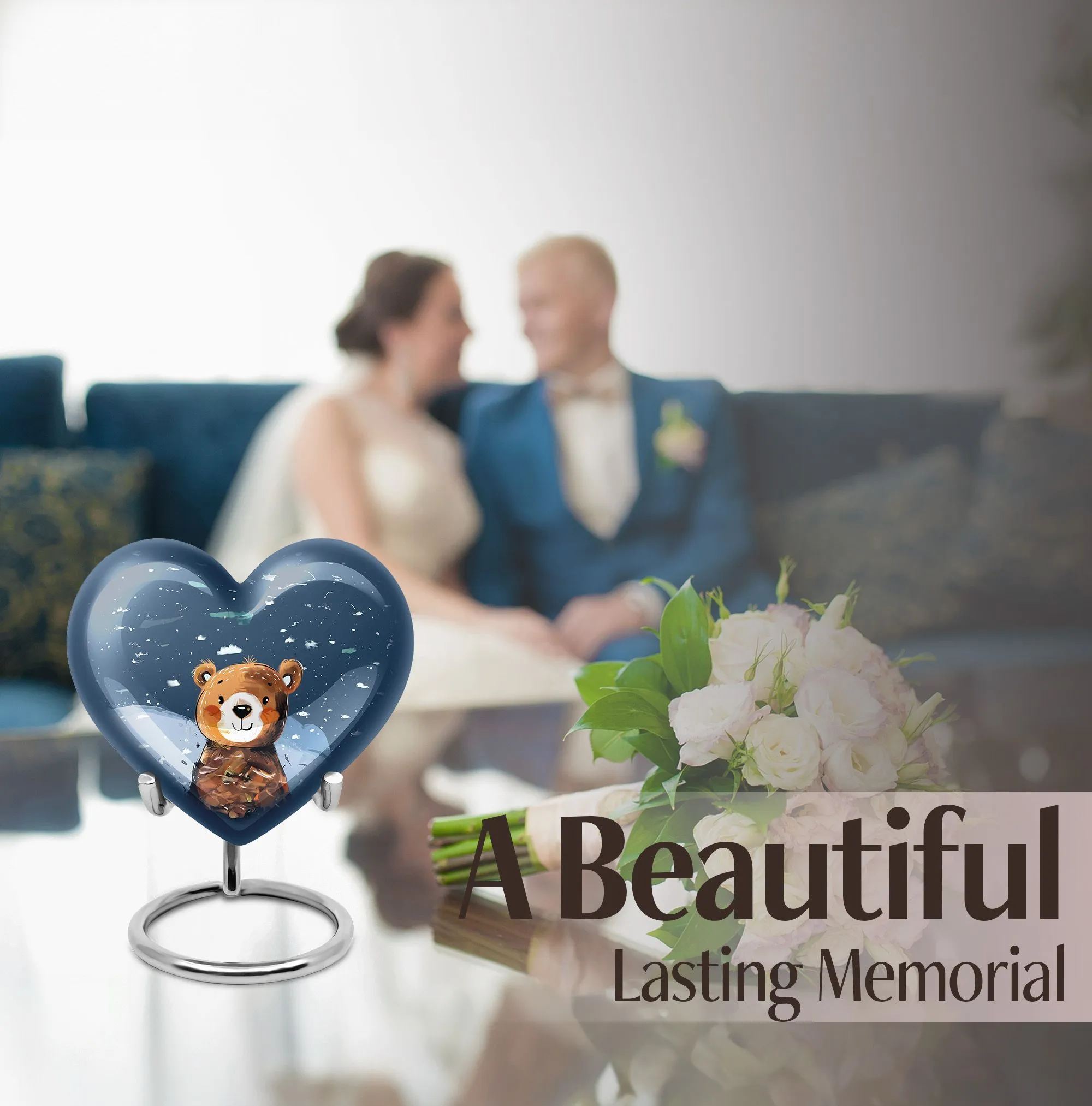 Bear Urn For Adult Male Supremacy Funeral Memorial Urn