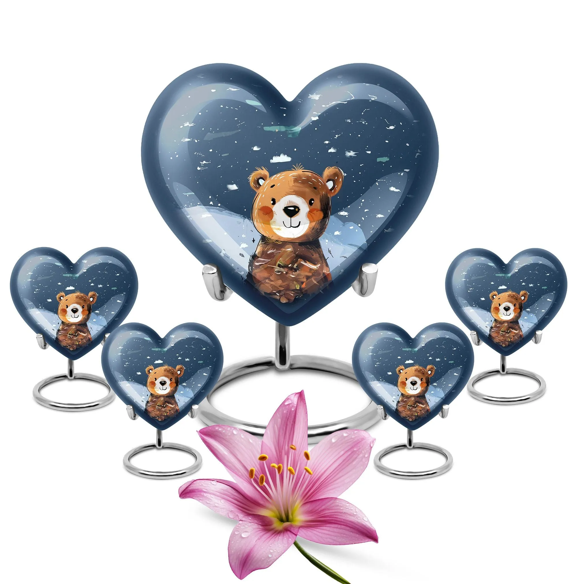 Bear Urn For Adult Male Supremacy Funeral Memorial Urn