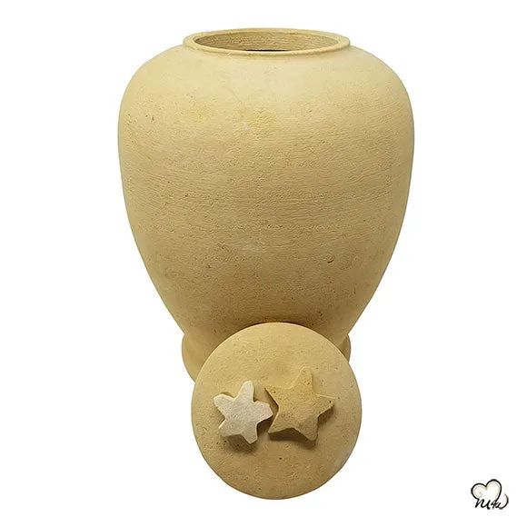 Beige Starfish Biodegradable Sand Urn