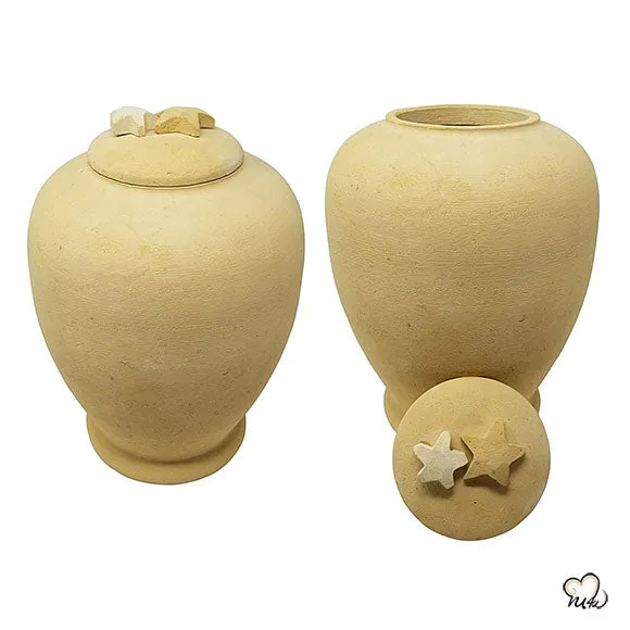 Beige Starfish Biodegradable Sand Urn