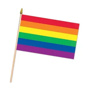 Beistle - Rainbow Pride Party Fabric Flag (Multi Colour)