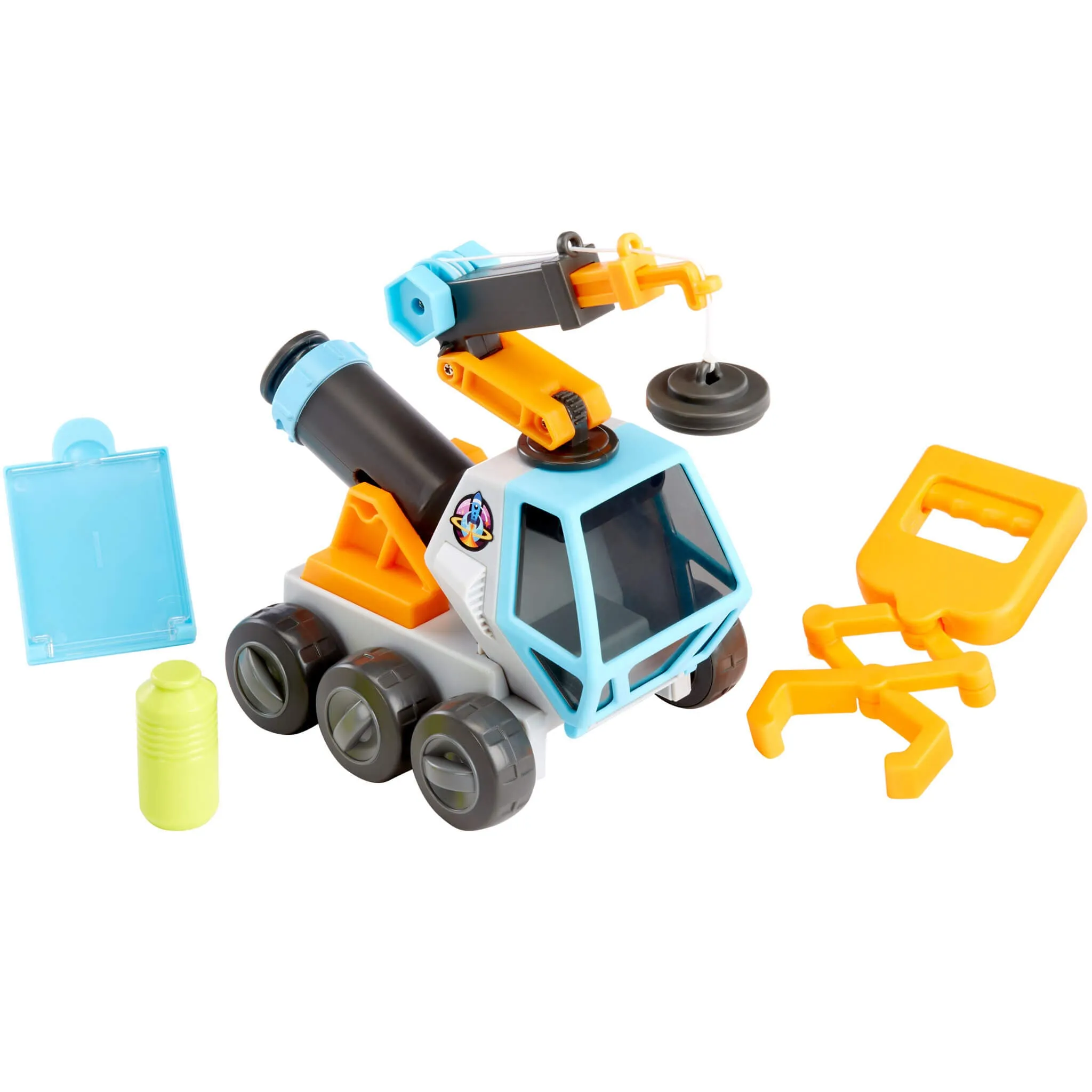 Big Adventures Moon Microscope Space Rover with Microscope, Magnetic Crane & Grabber
