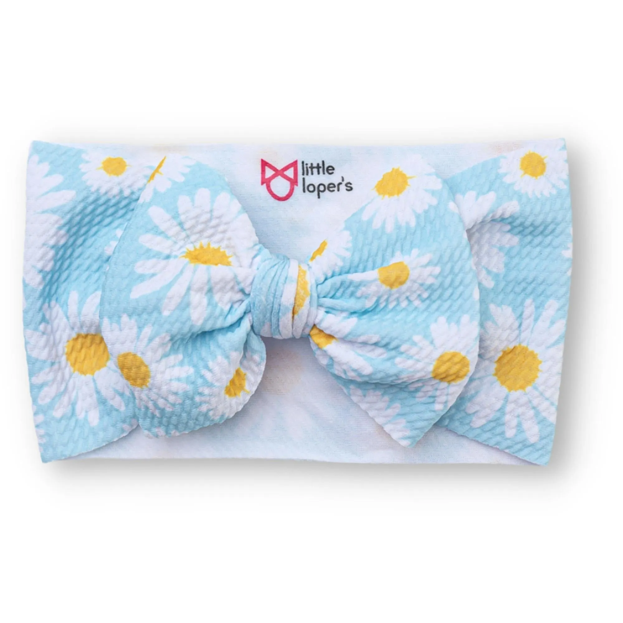 Blue Daisy Headwrap