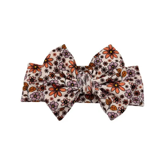 Boho Heirloom Floral Headwrap