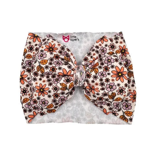 Boho Heirloom Floral Headwrap