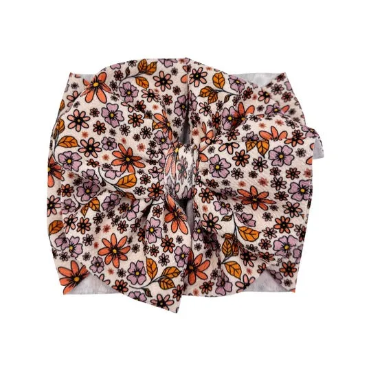 Boho Heirloom Floral Headwrap