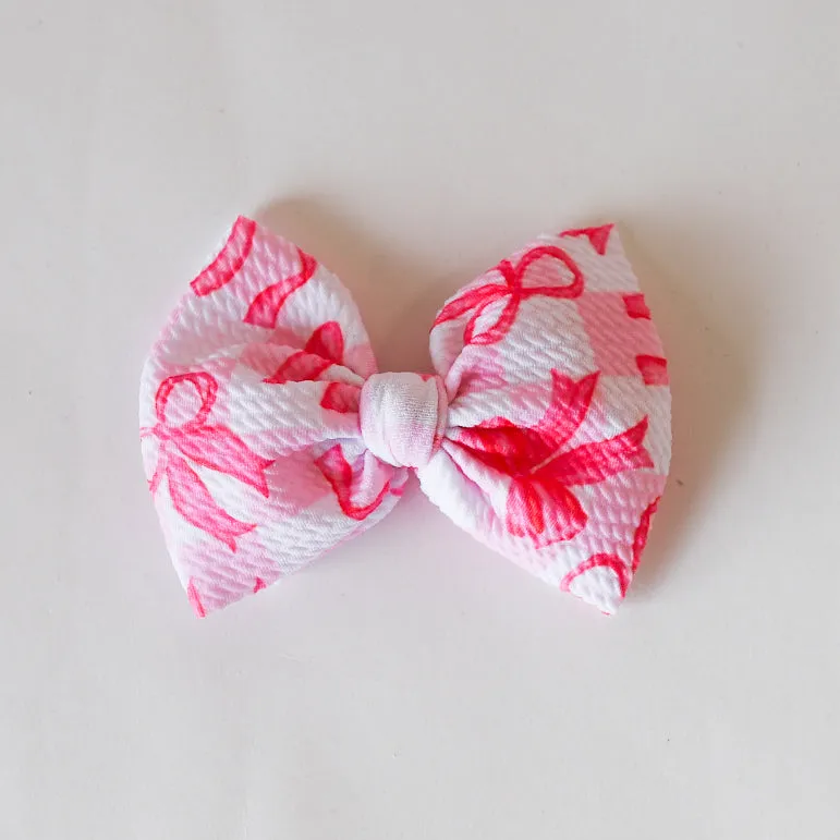 Bows and Checkers Big   Skinny Bow