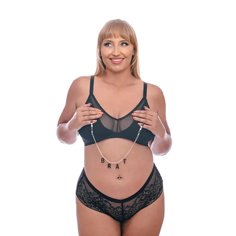 Brat Charmed Nipple Clamps