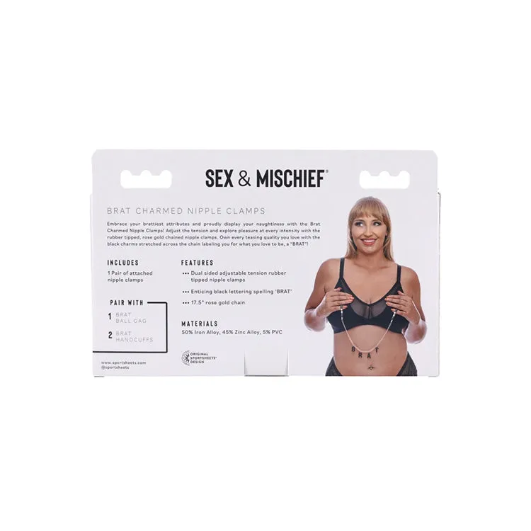 Brat Charmed Nipple Clamps