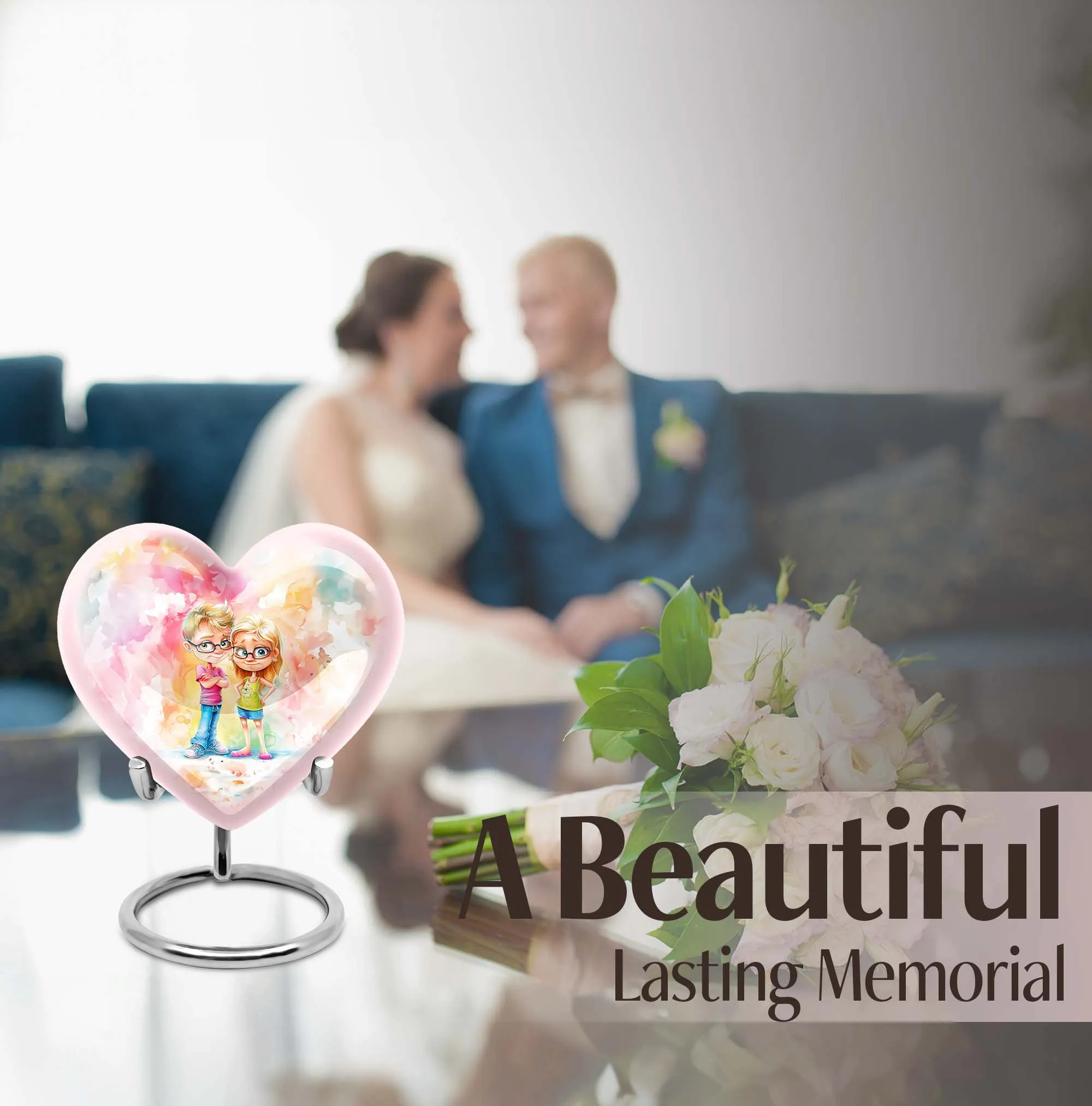 Brother and Sister Doting Memory: A Unique Cremation Urn