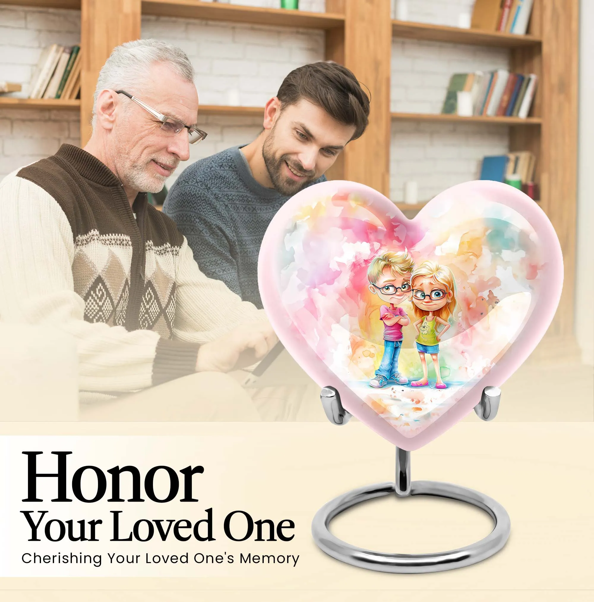 Brother and Sister Doting Memory: A Unique Cremation Urn