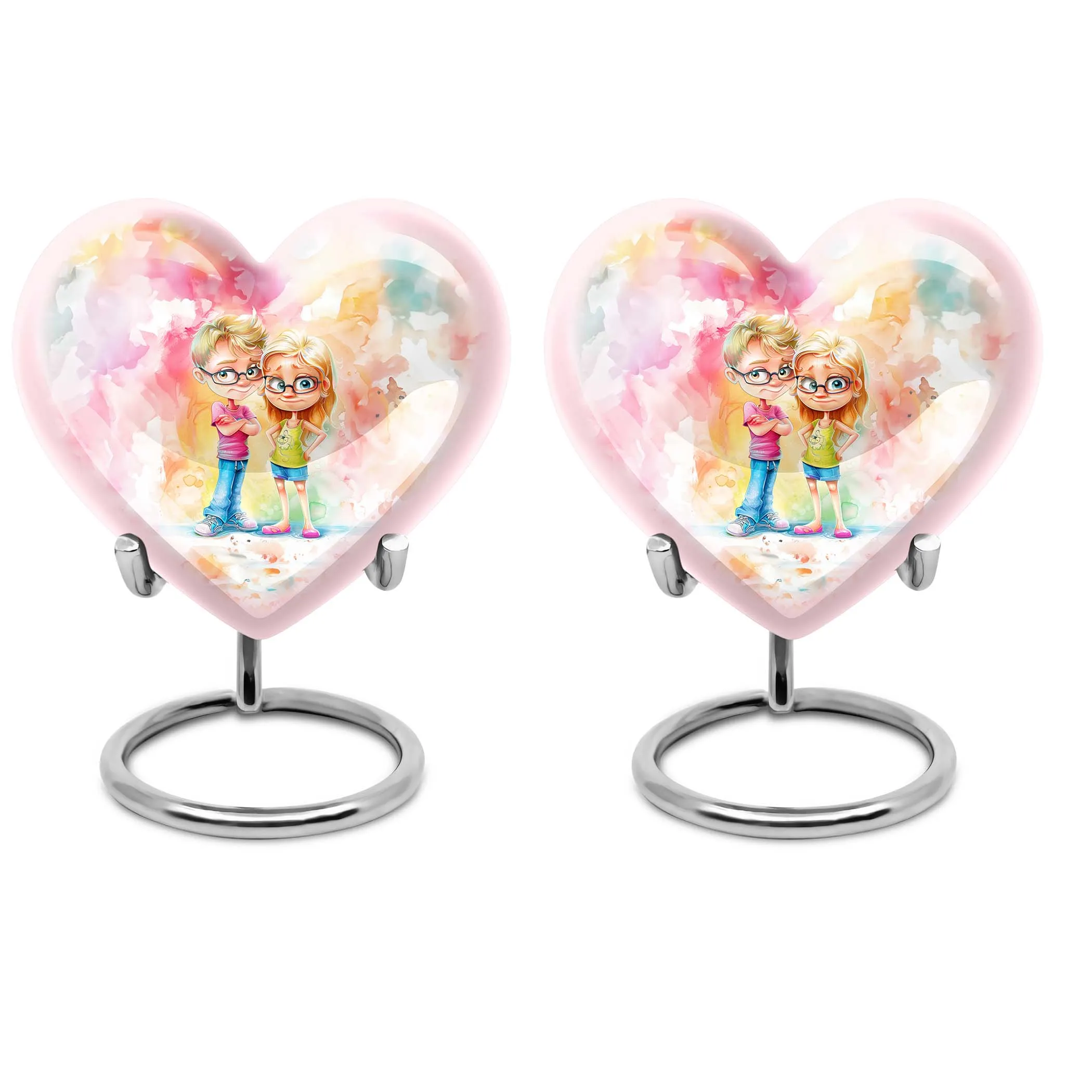 Brother and Sister Doting Memory: A Unique Cremation Urn