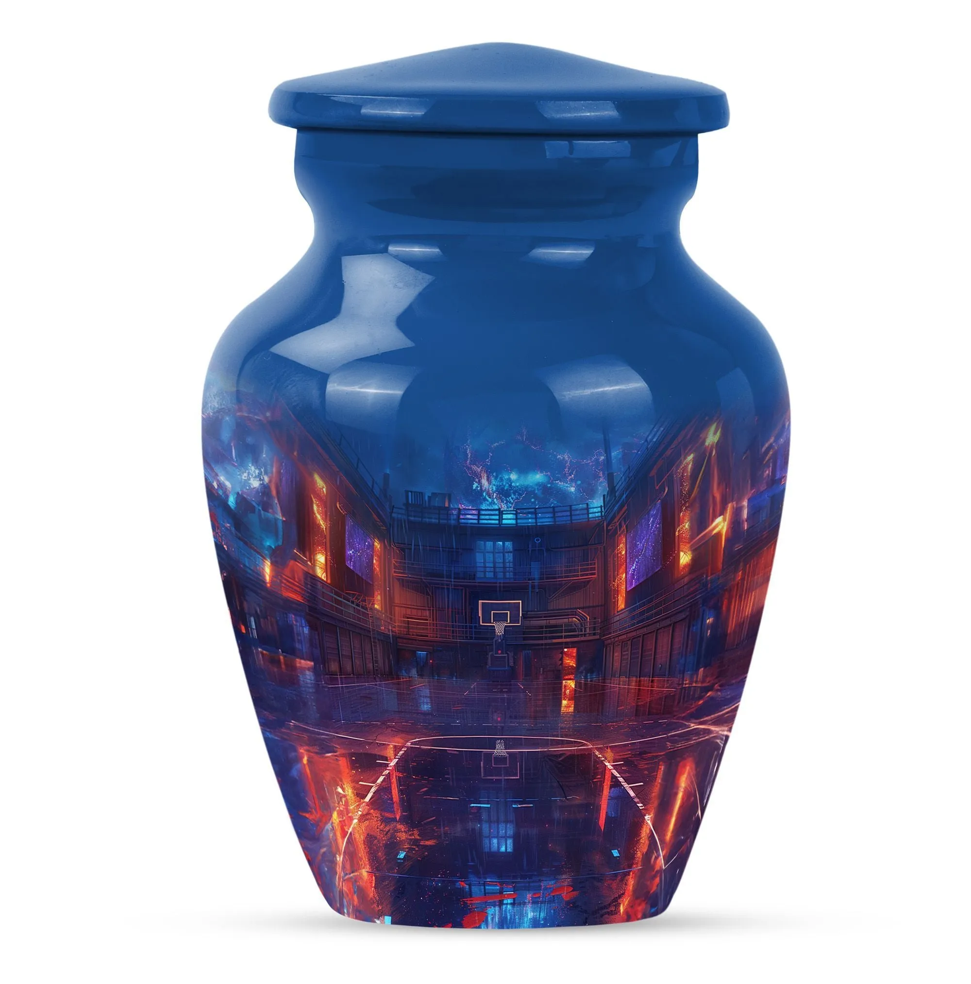 Butterfly Basketball Cremation Urn for Ashes