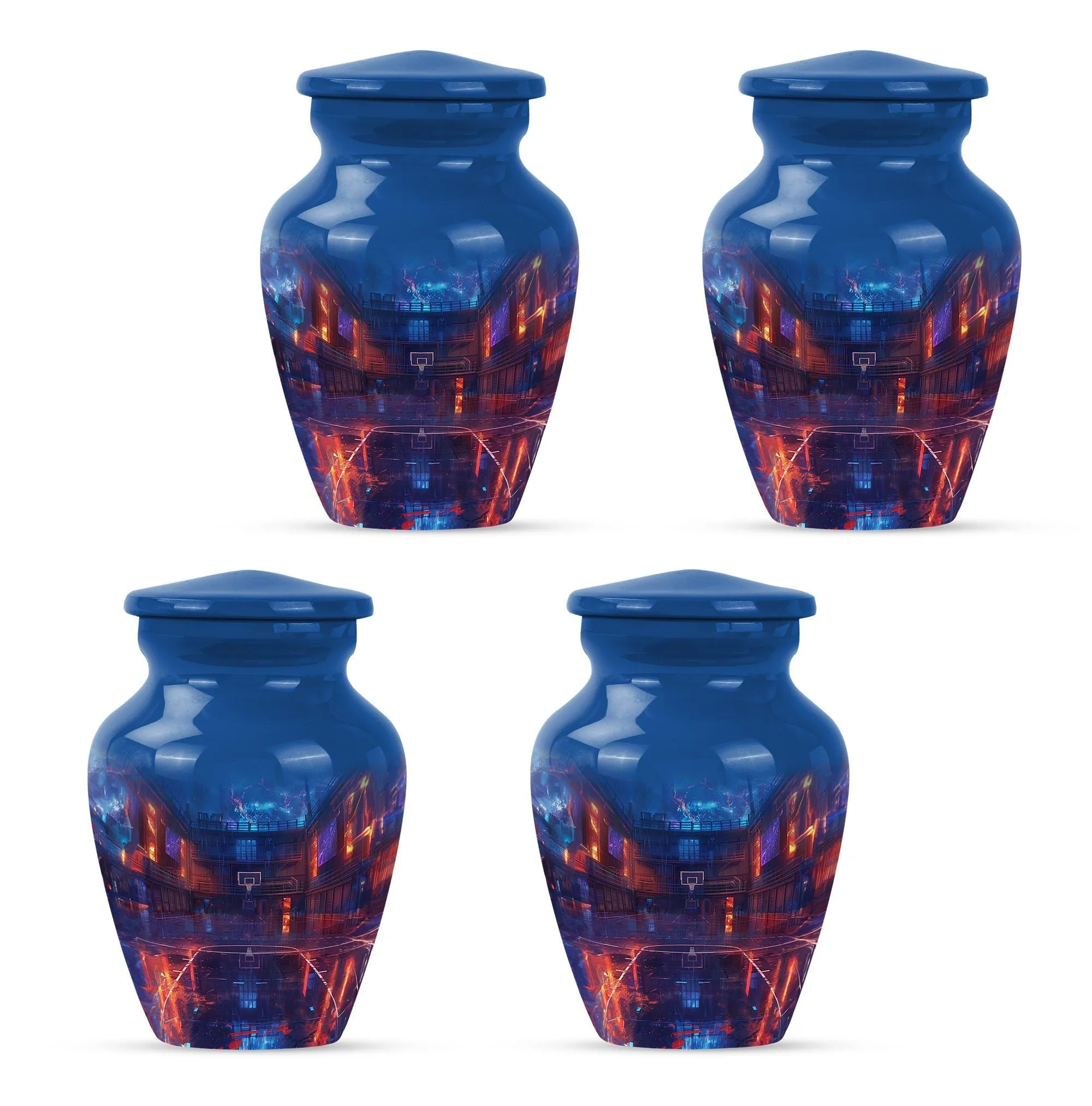 Butterfly Basketball Cremation Urn for Ashes
