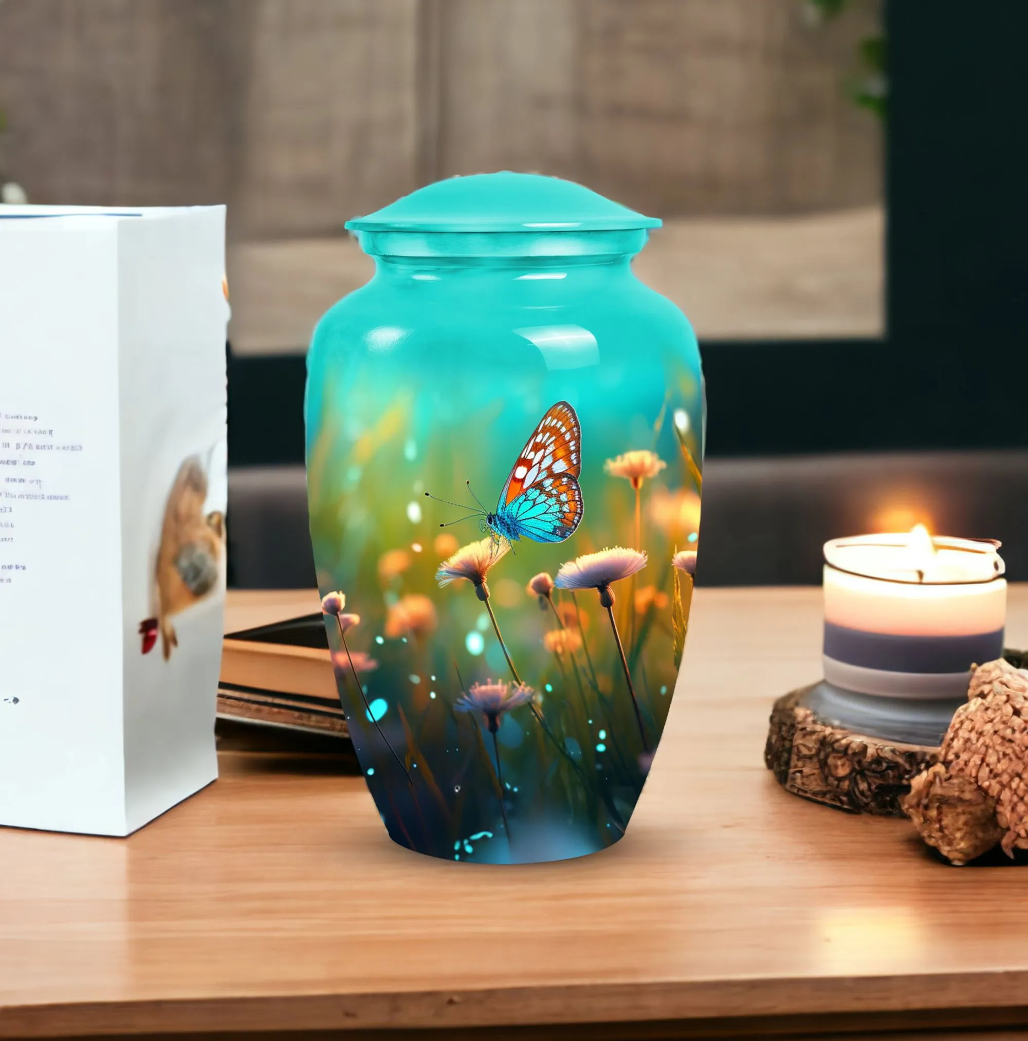 Butterfly Funeral Urns: Burial Vaults & Metal Vases for Loved Ones' Ashes