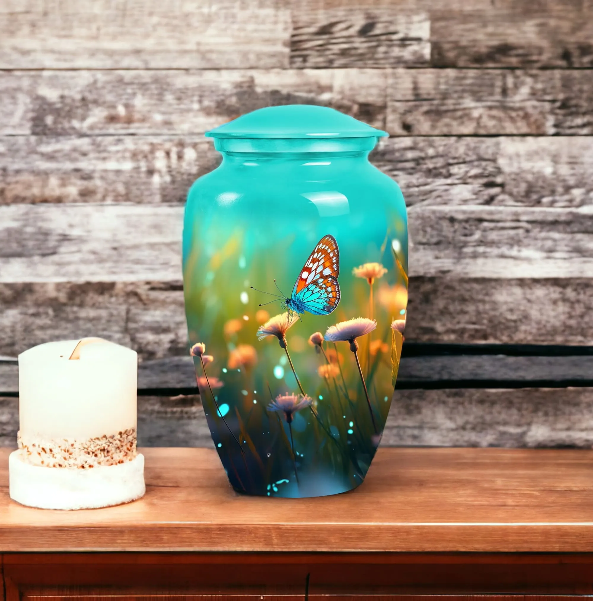 Butterfly Funeral Urns: Burial Vaults & Metal Vases for Loved Ones' Ashes