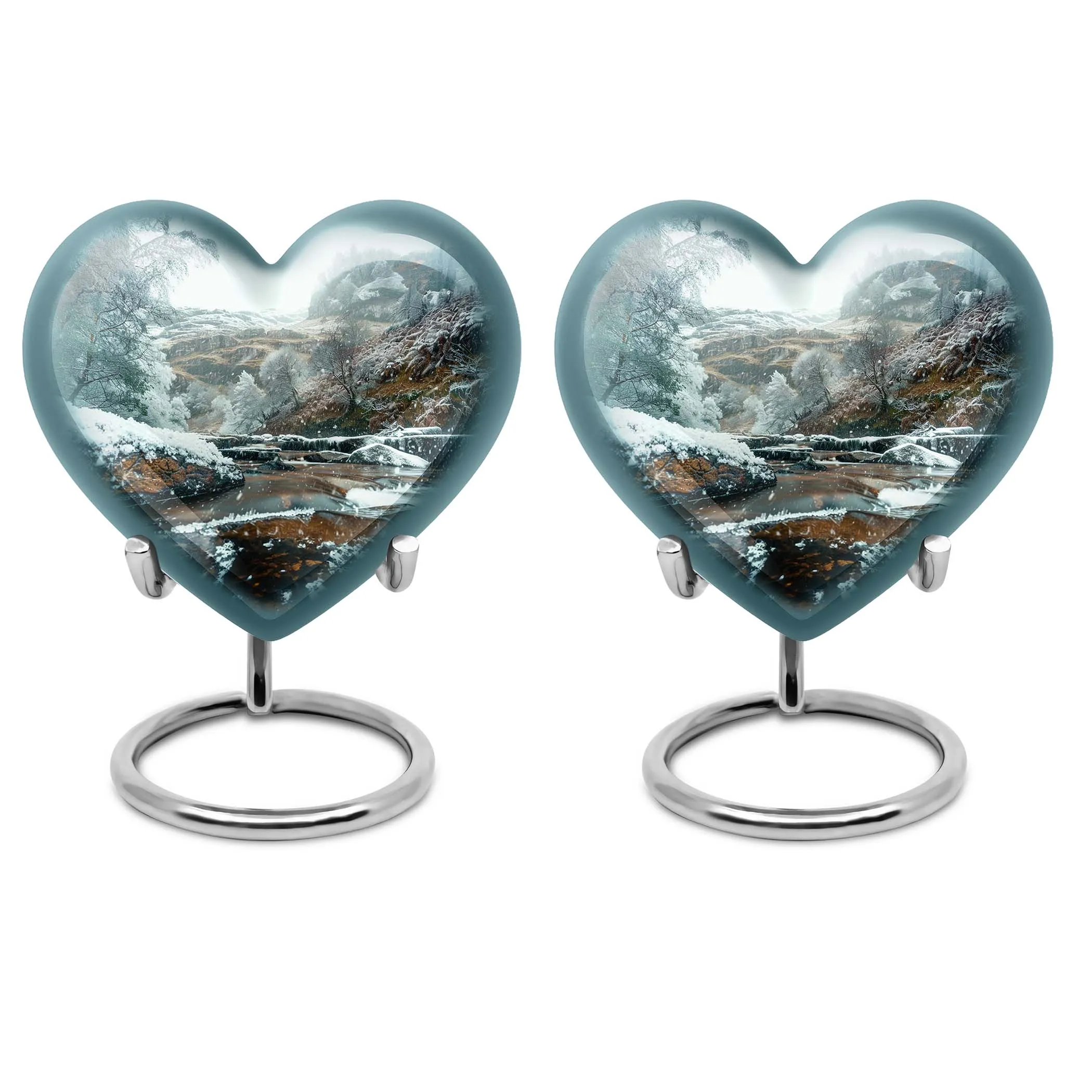 Cherished Peaks: Mountains Urn as a Forever Memorial Keepsake
