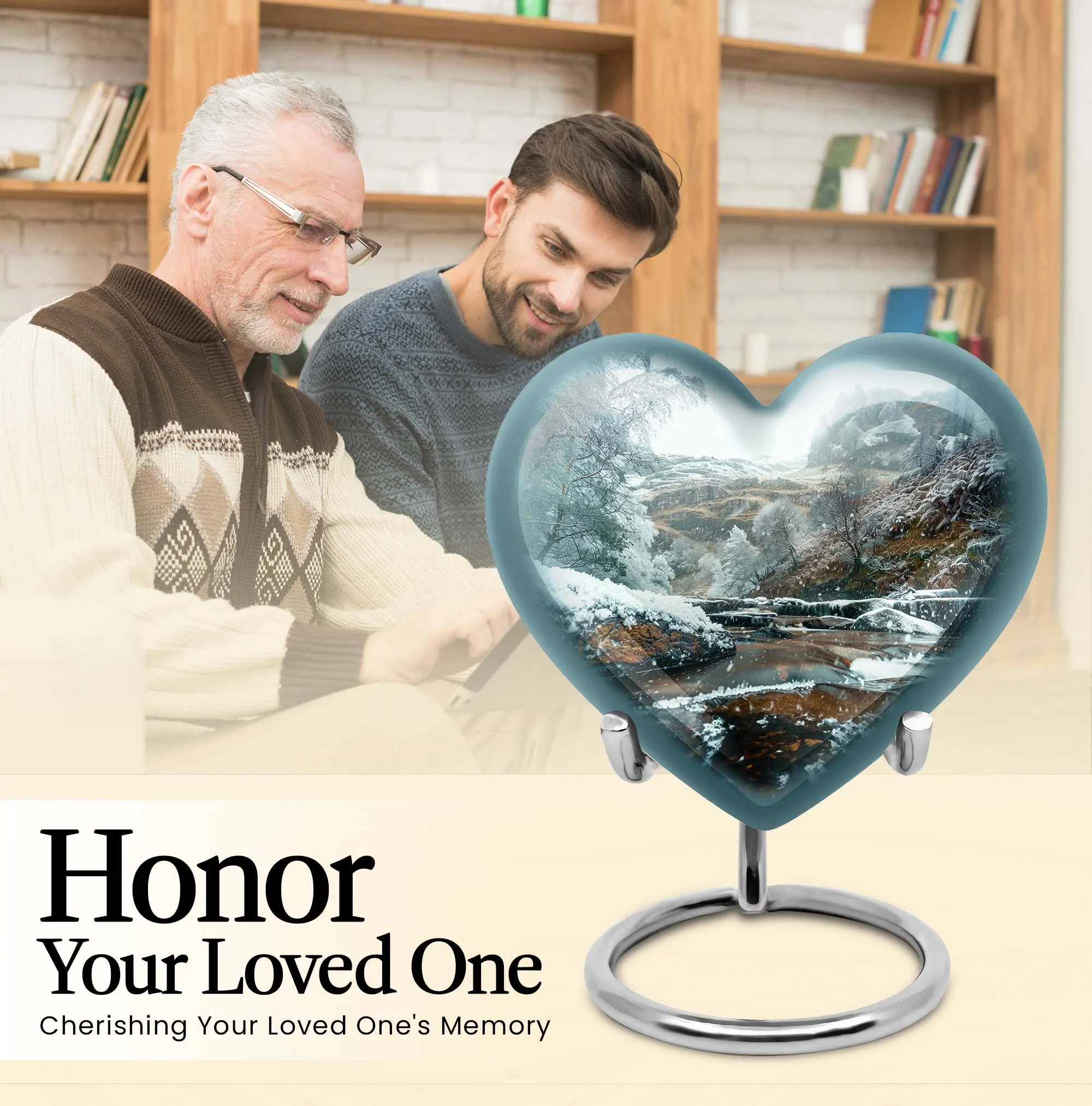 Cherished Peaks: Mountains Urn as a Forever Memorial Keepsake