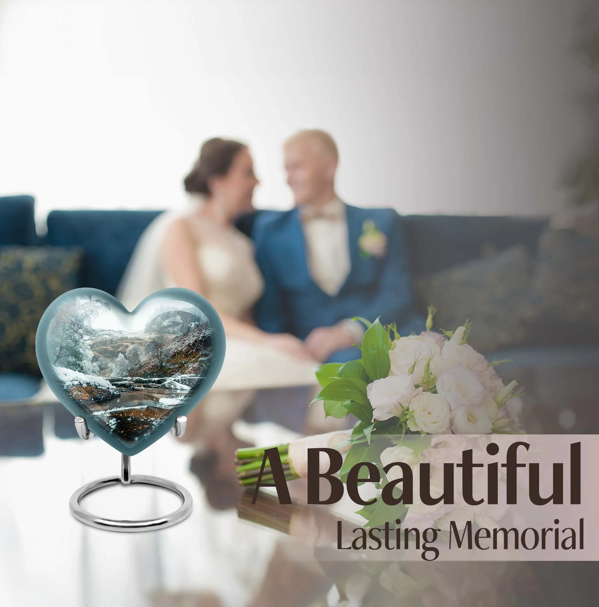 Cherished Peaks: Mountains Urn as a Forever Memorial Keepsake