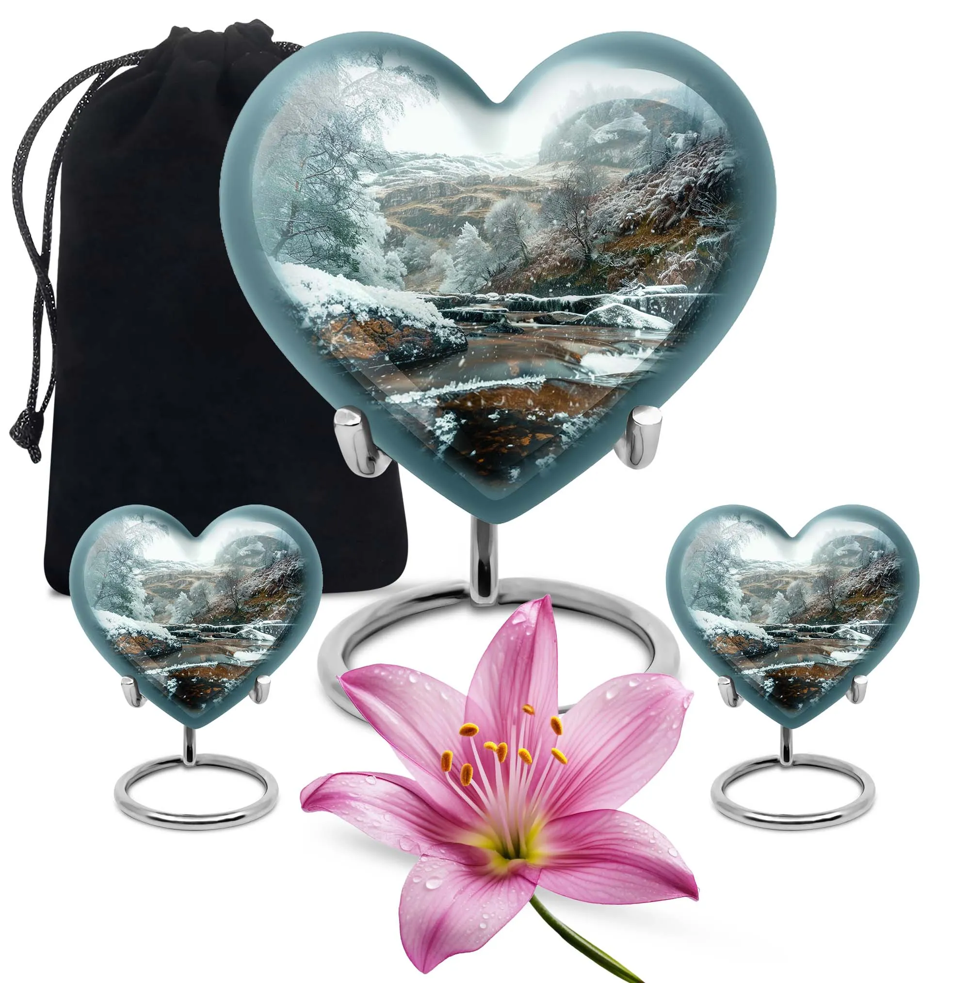 Cherished Peaks: Mountains Urn as a Forever Memorial Keepsake