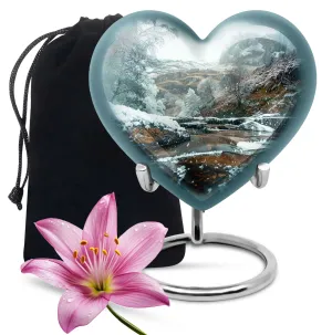 Cherished Peaks: Mountains Urn as a Forever Memorial Keepsake