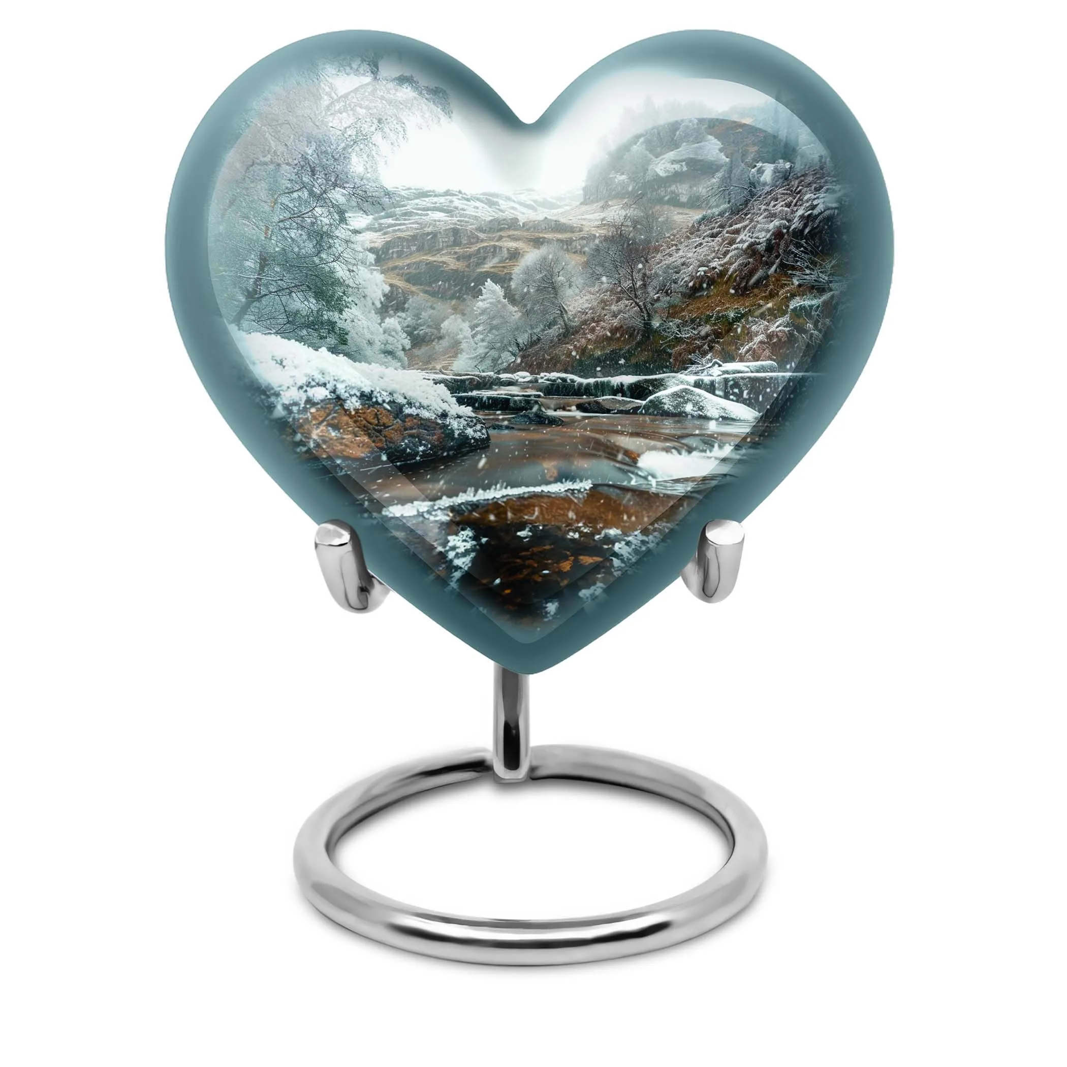 Cherished Peaks: Mountains Urn as a Forever Memorial Keepsake