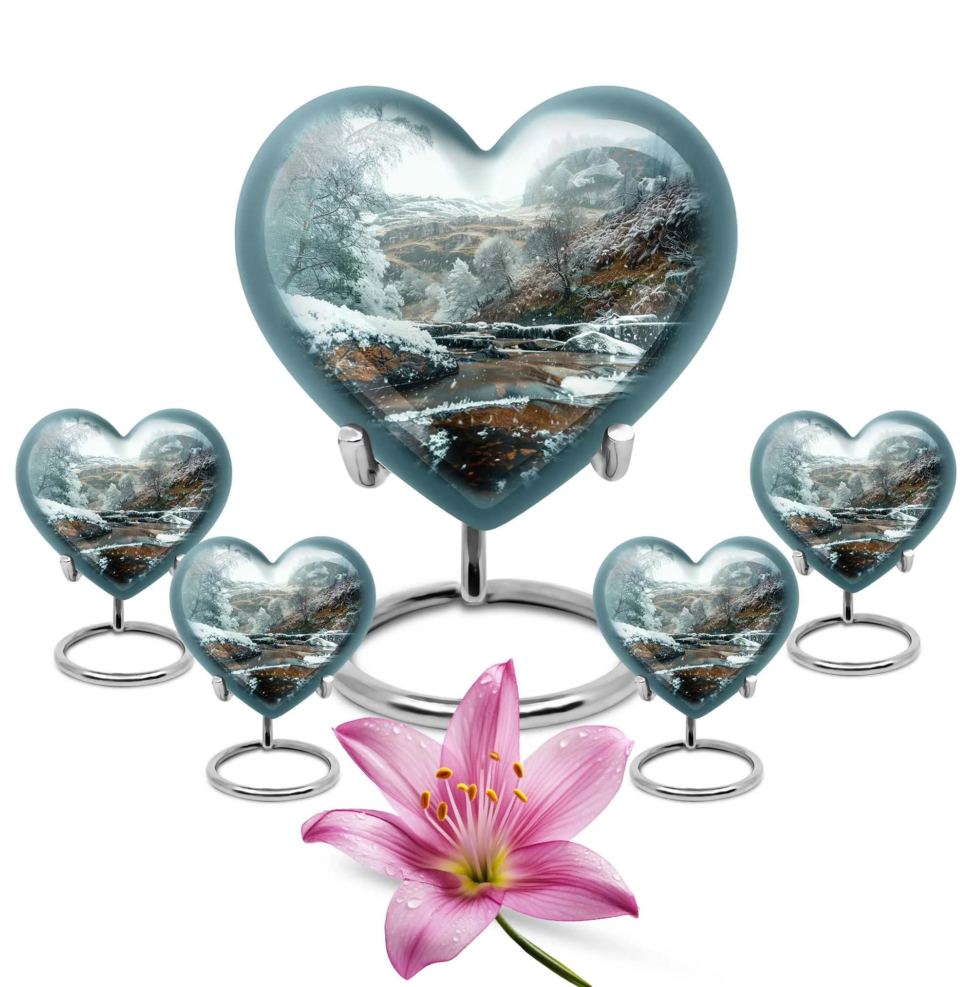 Cherished Peaks: Mountains Urn as a Forever Memorial Keepsake