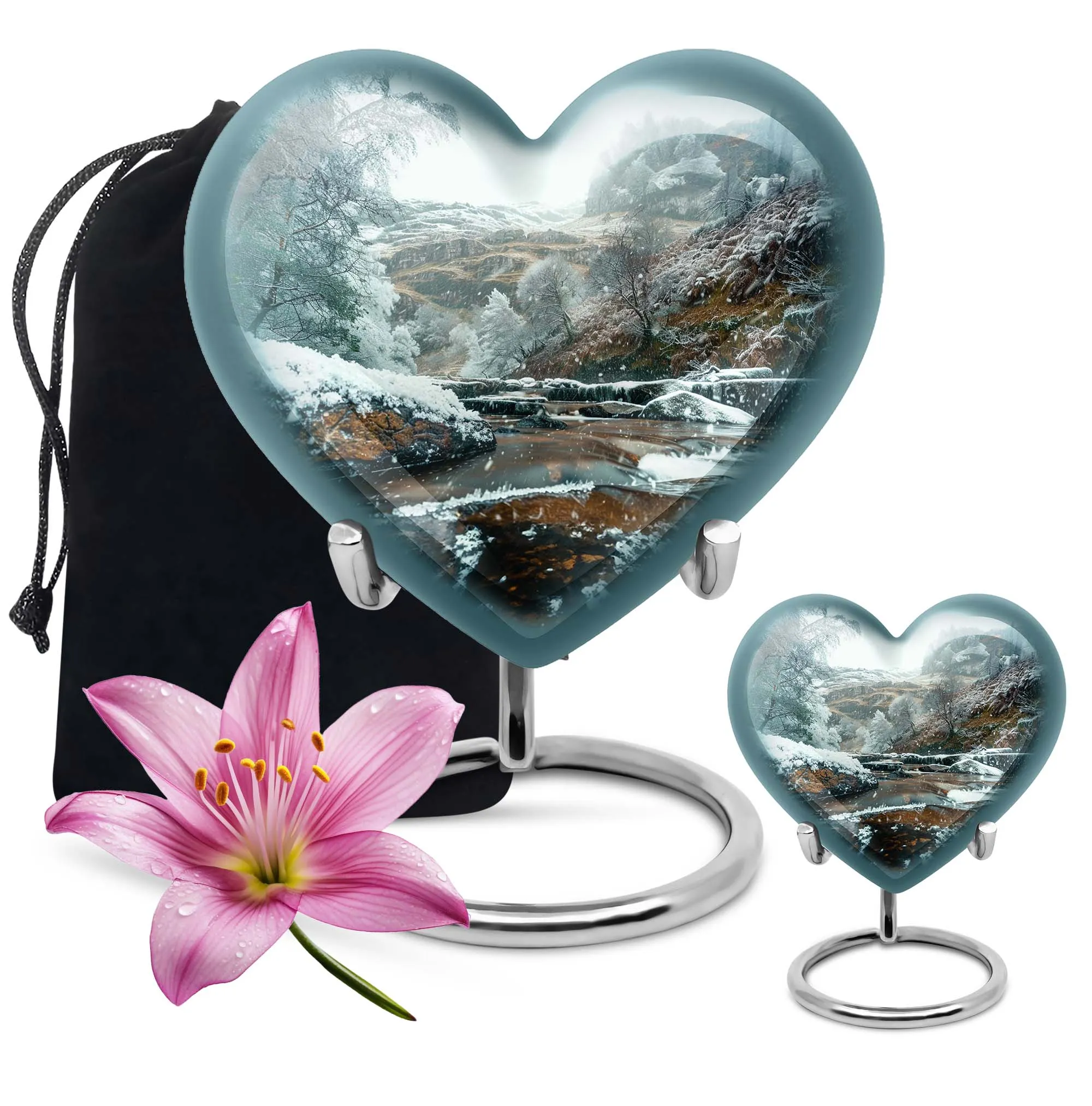 Cherished Peaks: Mountains Urn as a Forever Memorial Keepsake