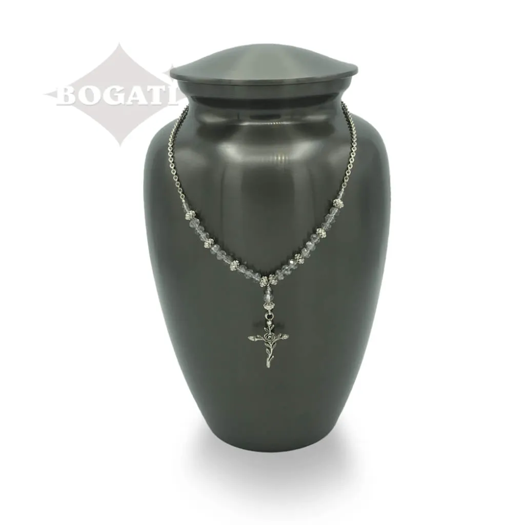 CLEARANCE - Urn Adornment  - MI-8 Rose Cross