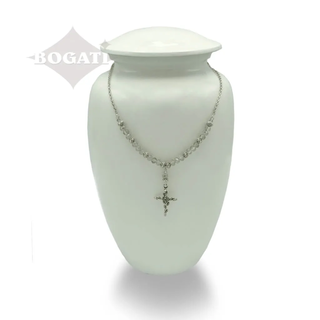 CLEARANCE - Urn Adornment  - MI-8 Rose Cross